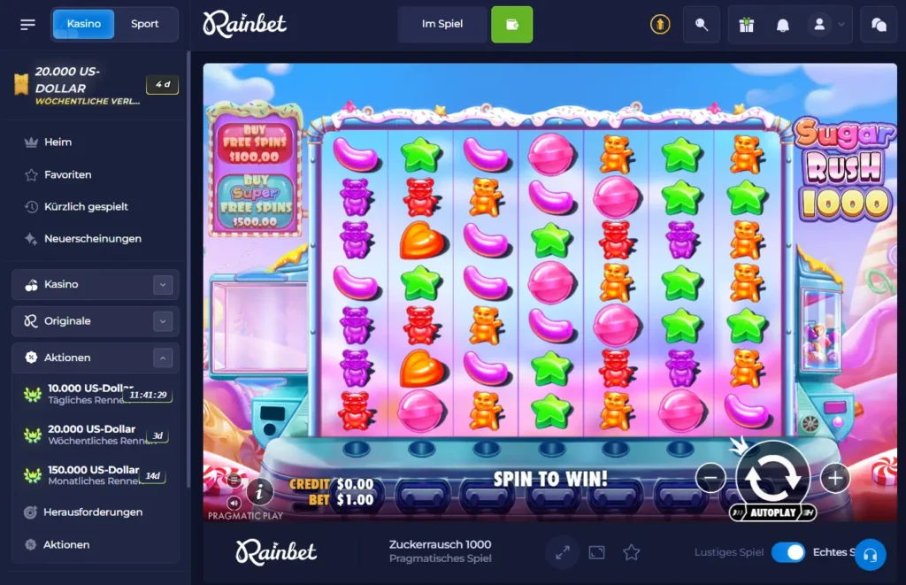 Sugar Rush 1000